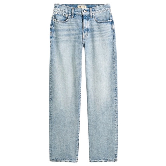 Madewell Low-Slung Straight Jeans Olvera Wash Size 28‎ - Picture 1 of 11